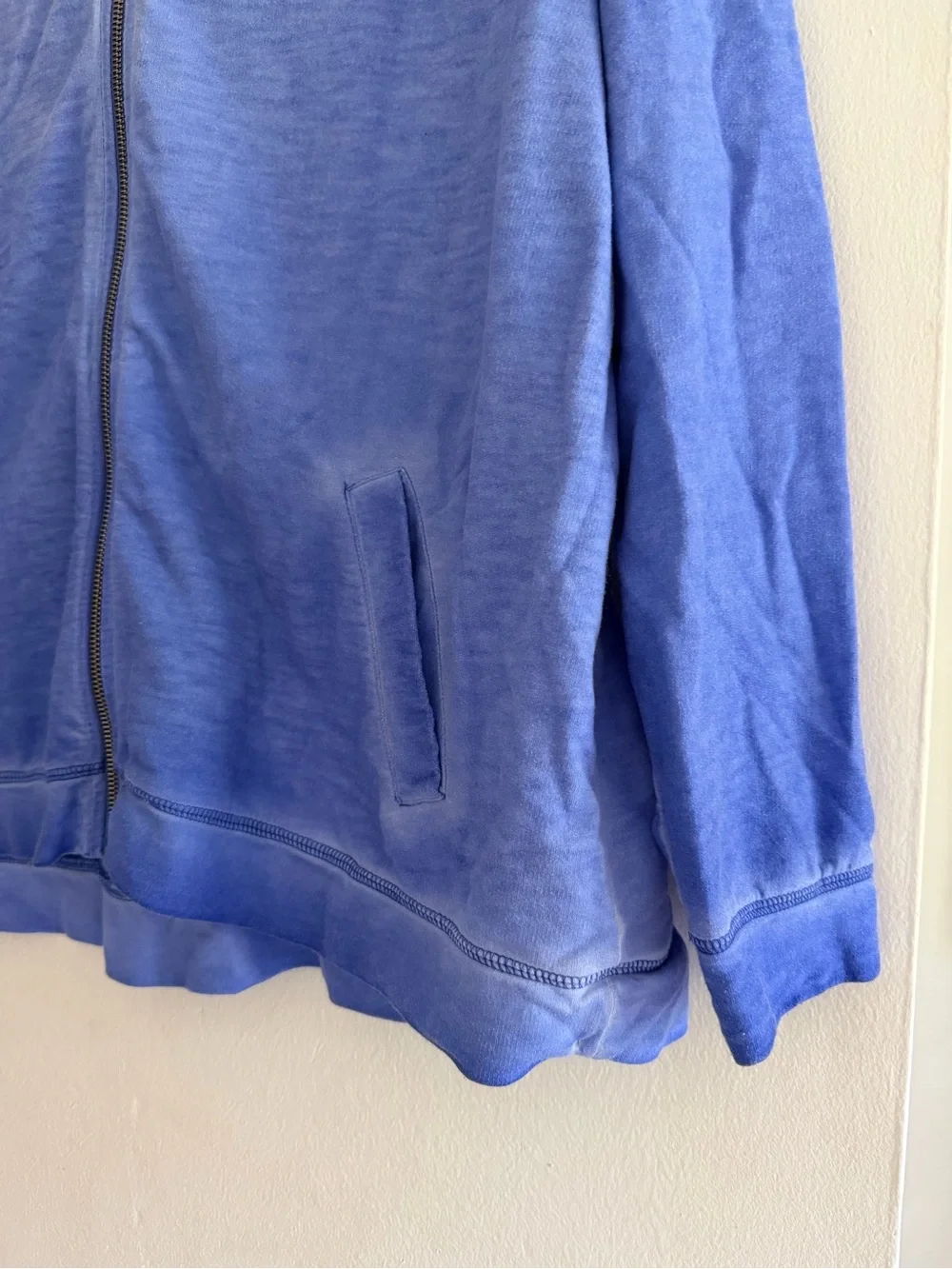 Women’s Blue Full-Zip Hoodie